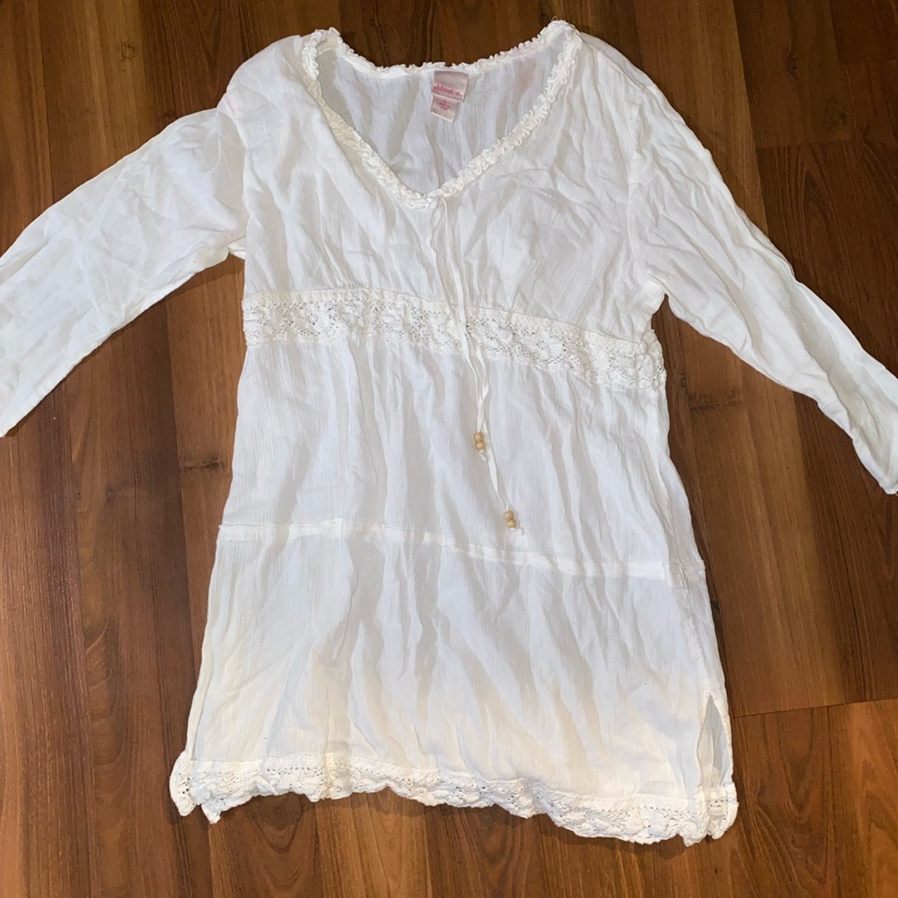 White Dress Cover Up